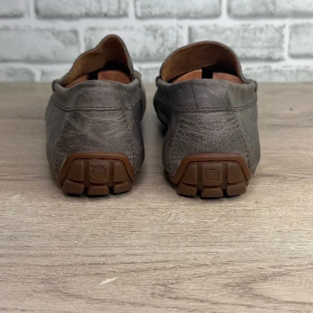 Born Leather Driver Loafers Grey 10.5M